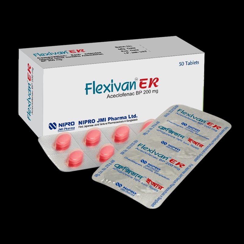 Tablet Flexivan ER 200mg (50pcs)